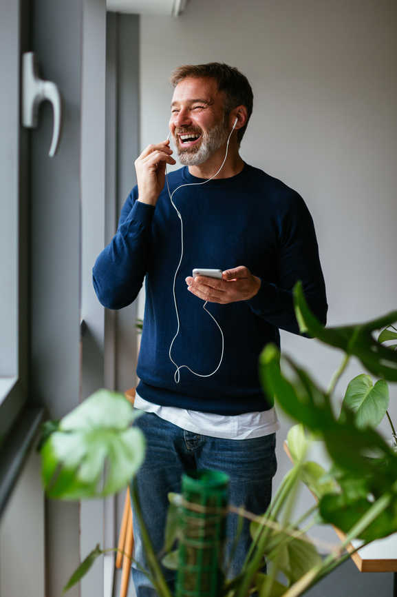 Man Working In A Modern Office.